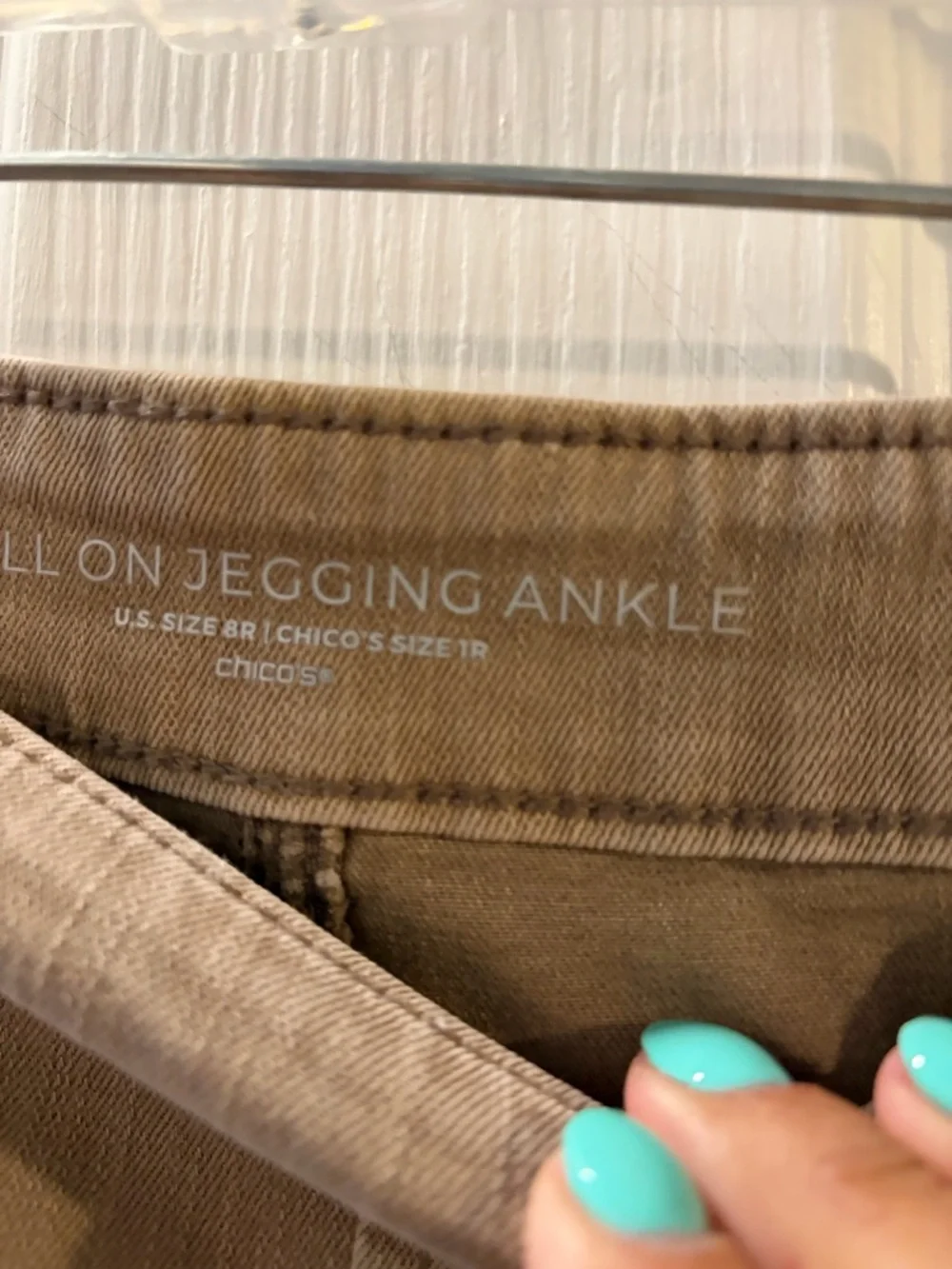 Chico's Brown Jegging Ankle Pants - Picture 5 of 5